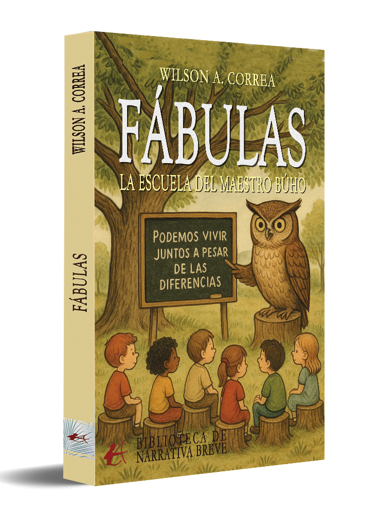 portada Fábulas. La escuela del maestro Búho