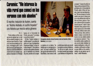 Artículo de prensa José Luis Caramés Lage El cuclillo trepador. Editoriales de España