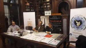 Osvaldo González presenta su novela Neurosis. Editoriales españolas, Adarve