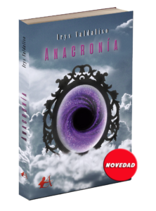 Portada del libro Anacronia de Irys Valdaliso. Editoriales de España, Adarve