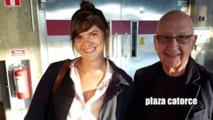 Claudia González y Carlos Décker-Molina en Plaza catorce de Bolivia. Editorial Adarve de España