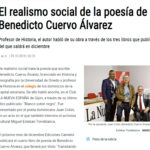 Benedicto Cuervo en Diario La Nueva España. Verso y Color, Editorial Adarve, Editoriales españolas