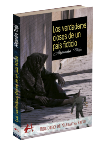 Portada del libro Los verdaderos dioses de un país ficticio de Alejandro Trejo. Editorial Adarve, Editoriales de España