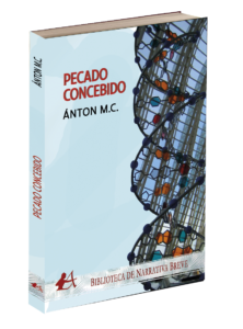 Portada del libro Pecado concebido de Antón MC. Editorial Adarve, Editoriales de España