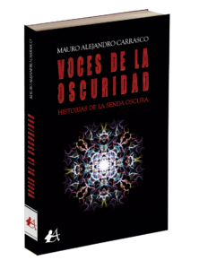Portada del libro Voces de la oscuridad de Mauro Alejandro Carrasco. Editorial Adarve, Editoriales tradicionales de España