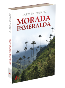 Portada del libro Morada Esmeralda de Carmen Muñoz. Editorial Adarve, Editoriales de España