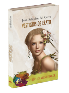 Portada del libro Vestigios de Erato de Juan Salvador del Cerro. Editorial Adarve. Colección Verso y color. Publicar un libro