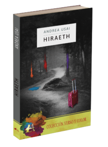 Portada del libro Hiraeth de Andrea Usai. Editorial Adarve. Colección Verso y color.