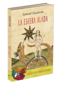 Portada del libro La esfera alada de Samuel Izquierdo. Editorial Adarve, colección Verso y color. Publicar un libro