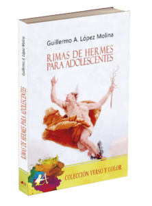 Rimas de Hermes para adolescentes. Editorial Adarve, colección Verso y color, editoriales de ensayo