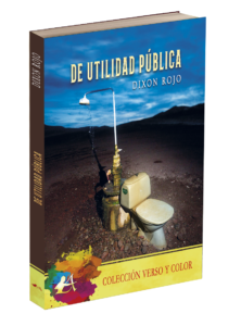 Portada del libro De utilidad pública. Editorial Adarve, colección Verso y color, editoriales de España