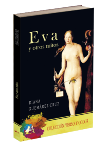 Portada del libro Eva y otros mitos. Editorial Adarve, colección Verso y color. Editoriales que aceptan manuscritos