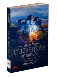 Portada del libro Los cuatro elemento de sangre. Editorial Adarve, publicar un libro.