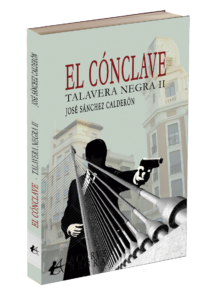 Portada del libro El cónclave. Talavera negra II. Editorial Adarve, publicar un libro