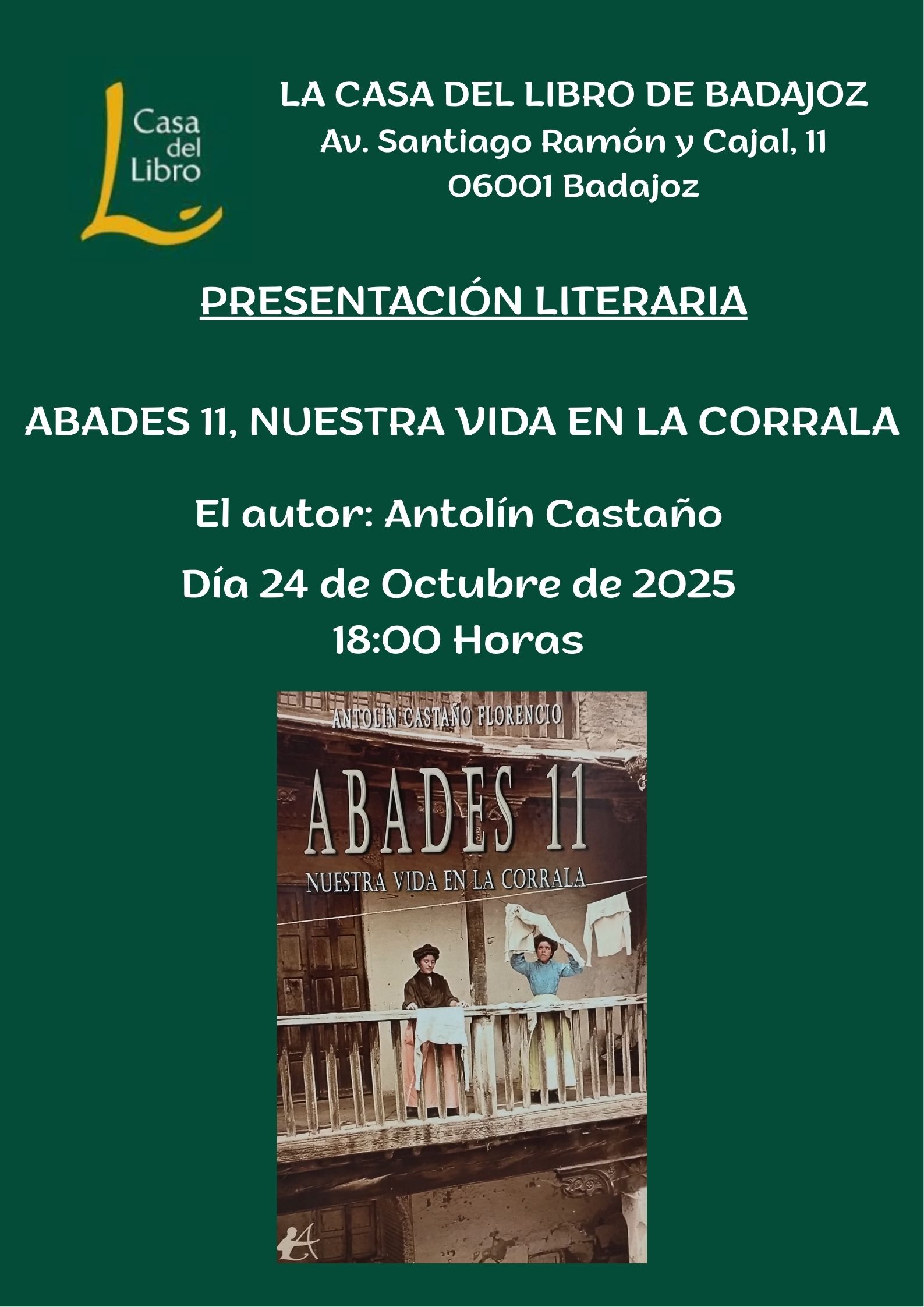 pres. 2410 LA CASA DEL LIBRO BADAJOZ